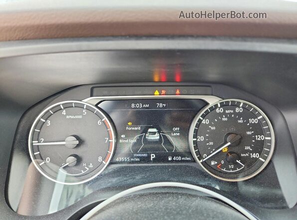 JN8BT3BA3PW006099 2023 NISSAN ROGUE Black Вид щитка приладів