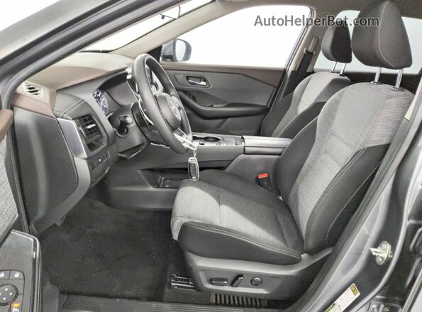 JN8BT3BA3PW405661 2023 NISSAN ROGUE Gray Widok wnętrza z przodu