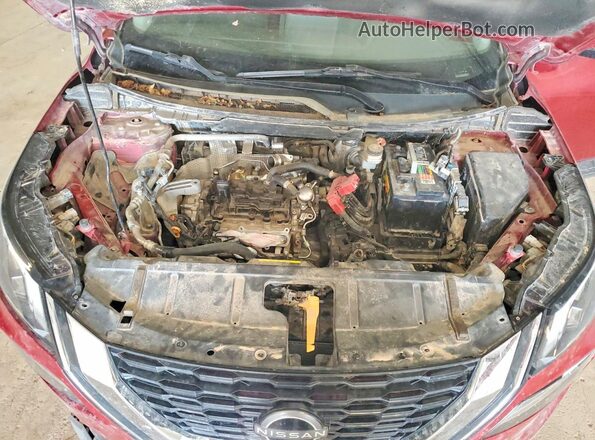 JN8BT3BA4PW001039 2023 NISSAN ROGUE Maroon Vista del compartimento del motor