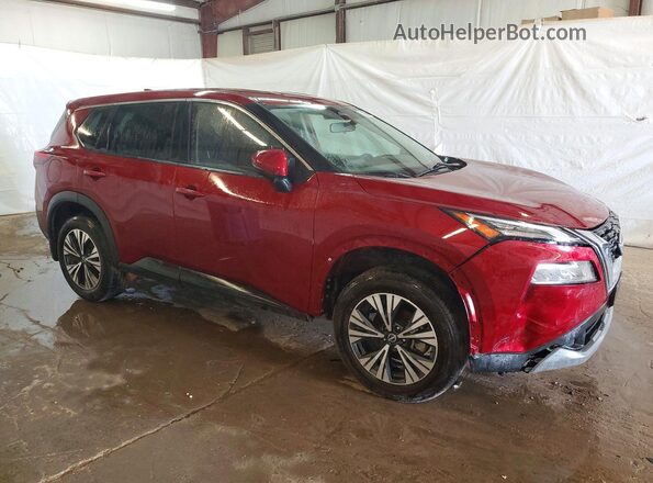 JN8BT3BA4PW001039 2023 NISSAN ROGUE Maroon Delantero derecho