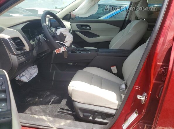 JN8BT3BA4SW341445 2025 NISSAN ROGUE Burgundy Vista interior delantera