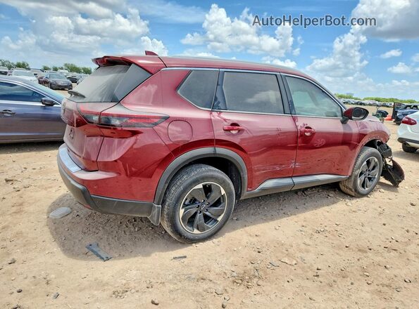 JN8BT3BA4SW341445 2025 NISSAN ROGUE Burgundy Trasero derecho