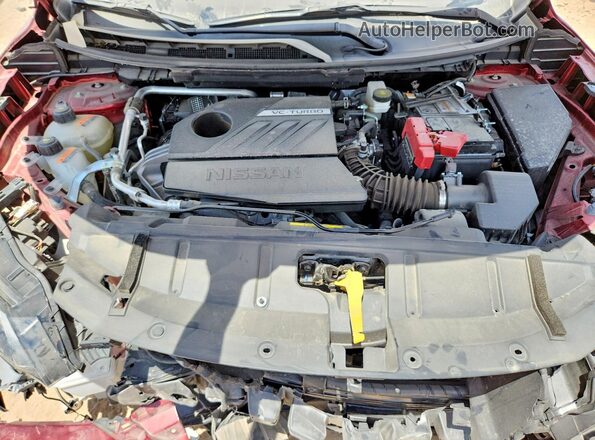 JN8BT3BA4SW341445 2025 NISSAN ROGUE Burgundy Vista interior trasera