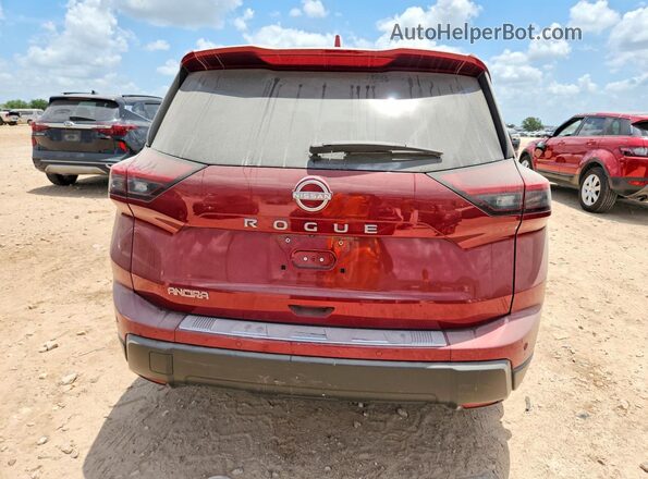 JN8BT3BA4SW341445 2025 NISSAN ROGUE Burgundy Vista trasera