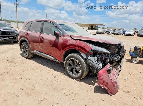 JN8BT3BA4SW341445 2025 NISSAN ROGUE Burgundy Delantero derecho
