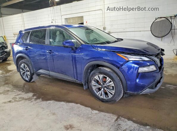 JN8BT3BA6PW408764 2023 NISSAN ROGUE Синий Передняя правая четверть