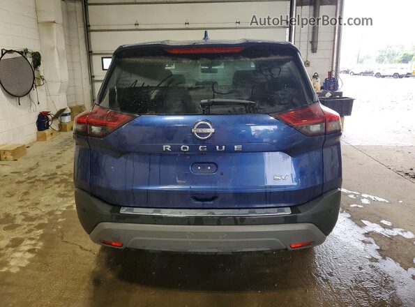 JN8BT3BA6PW408764 2023 NISSAN ROGUE Синий Вид сзади