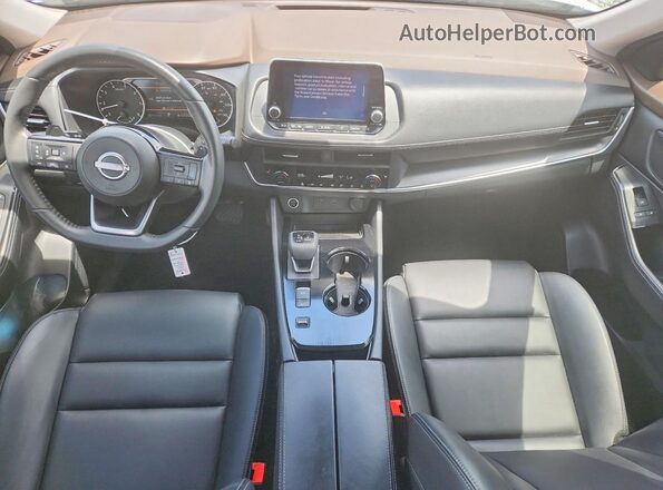 JN8BT3BA7PW014741 2023 NISSAN ROGUE White Dashboard view