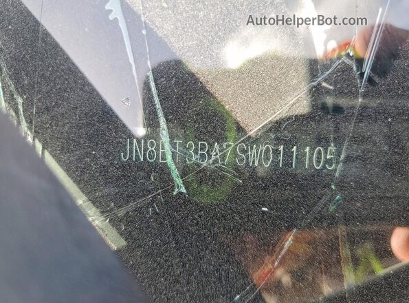 JN8BT3BA7SW011105 2025 NISSAN ROGUE White Vista de la etiqueta del VIN