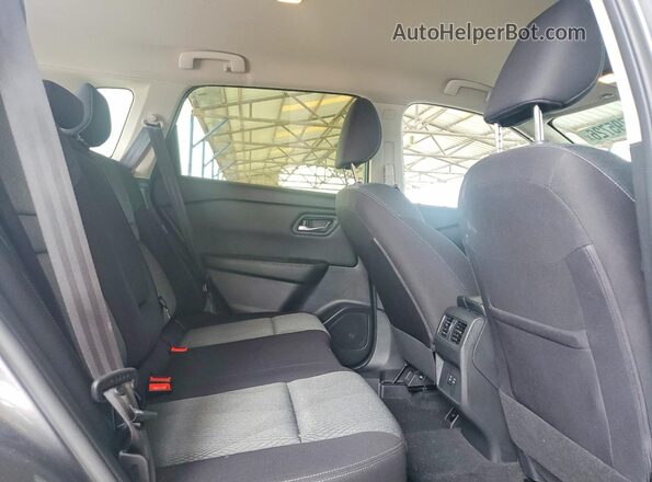 JN8BT3BA8SW011968 2025 NISSAN ROGUE Gray Widok tylnych siedzeń