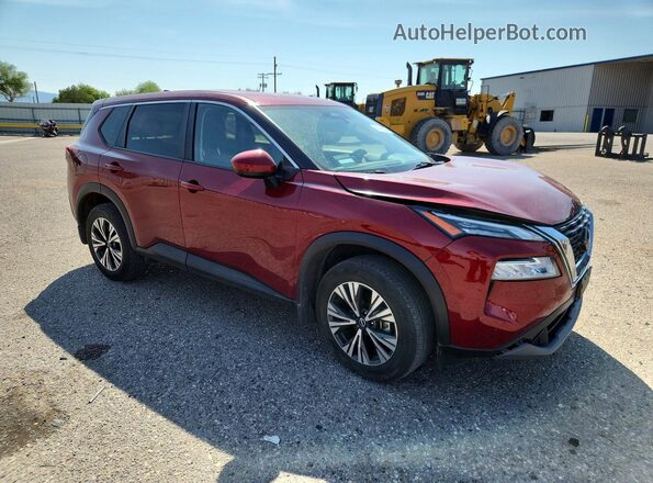 JN8BT3BAXPW012921 2023 NISSAN ROGUE Красный Передняя правая четверть