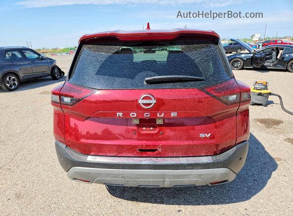 JN8BT3BAXPW012921 2023 NISSAN ROGUE Красный Вид сзади