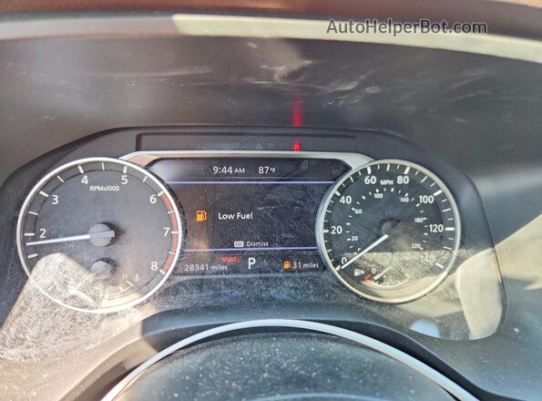 JN8BT3BAXPW012921 2023 NISSAN ROGUE Красный Вид щитка приборов