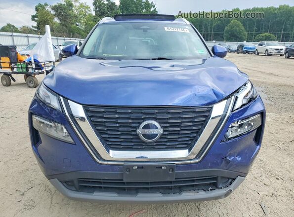 JN8BT3BB0PW486093 2023 NISSAN ROGUE Синий Вид спереди