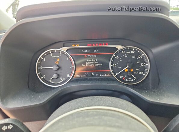 JN8BT3BB0RW184256 2024 NISSAN ROGUE Blue Instrument cluster view