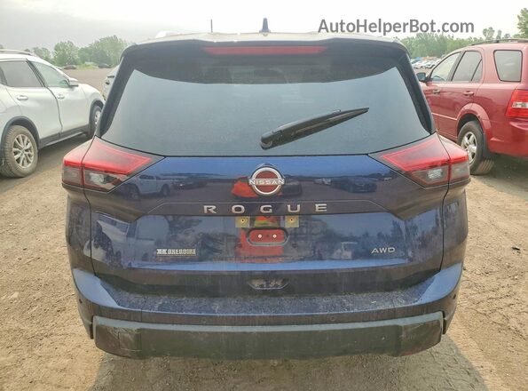 JN8BT3BB0SW166541 2025 NISSAN ROGUE Blue Widok z tyłu