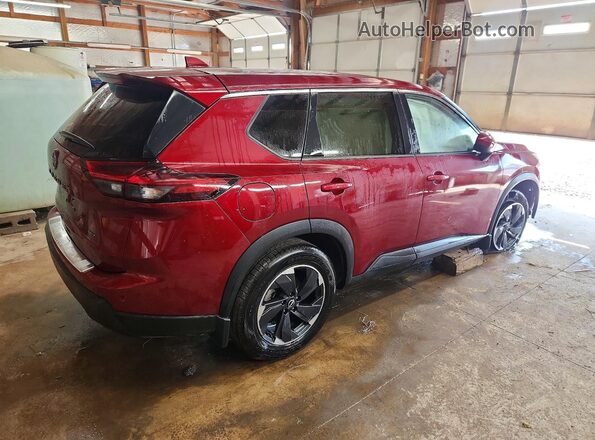 JN8BT3BB0SW418613 2025 NISSAN ROGUE Maroon Rear view