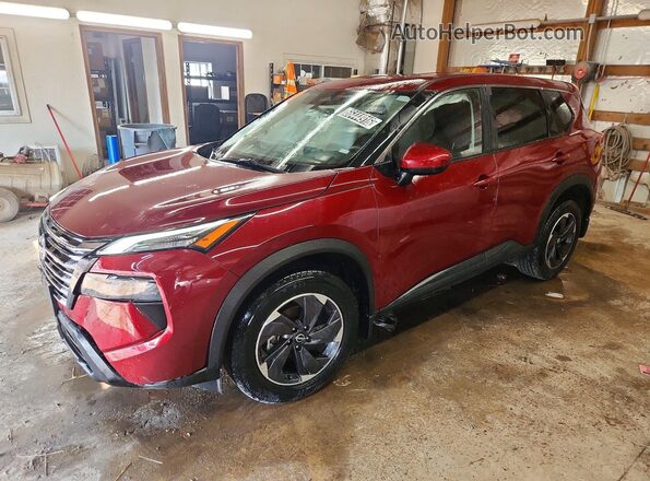 JN8BT3BB0SW418613 2025 NISSAN ROGUE Maroon Rear left