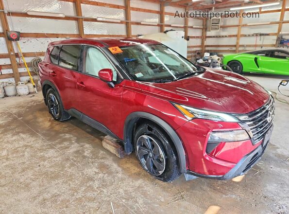 JN8BT3BB0SW418613 2025 NISSAN ROGUE Maroon Front interior view
