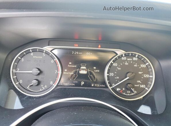 JN8BT3BB1RW437522 2024 NISSAN ROGUE Белый Вид щитка приборов