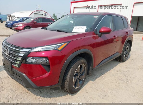 JN8BT3BB1SW418815 2025 NISSAN ROGUE Red Առջևի ձախ երեք քառորդ տեսարան