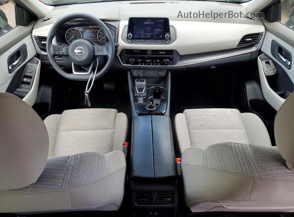 JN8BT3BB4PW476523 2023 NISSAN ROGUE Black Widok deski rozdzielczej