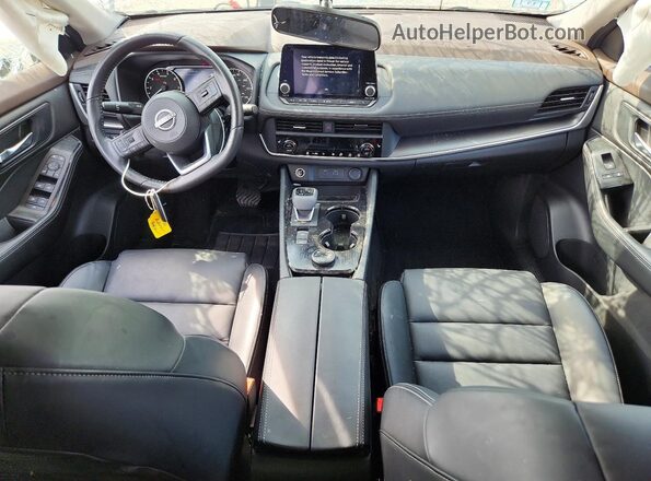 JN8BT3BB8PW214682 2023 NISSAN ROGUE White Dashboard view
