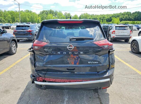 JN8BT3BB8PW479313 2023 NISSAN ROGUE Black უკანა ხედი