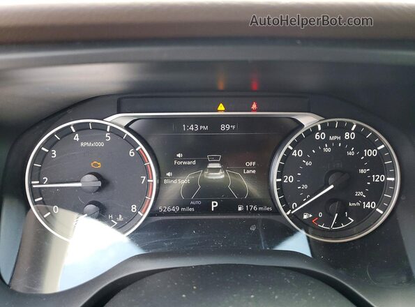 JN8BT3BB8PW479313 2023 NISSAN ROGUE Black ხელსაწყოთა პანელის ხედი