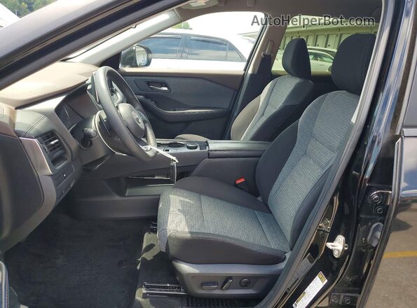 JN8BT3BB8PW479313 2023 NISSAN ROGUE Black წინა სალონის ხედი