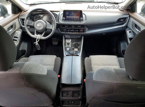JN8BT3BB8PW479313 2023 NISSAN ROGUE Black წინა პანელის ხედი