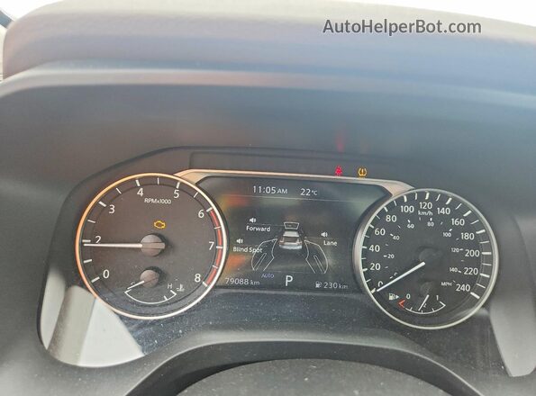 JN8BT3BB9PW203738 2023 NISSAN ROGUE Белый Вид щитка приборов