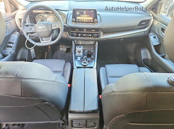 JN8BT3BB9SW431277 2025 NISSAN ROGUE White წინა პანელის ხედი