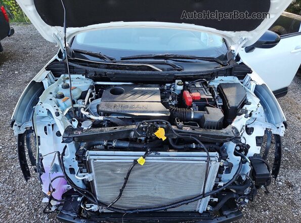 JN8BT3BB9SW431277 2025 NISSAN ROGUE White ძრავის განყოფილების ხედი