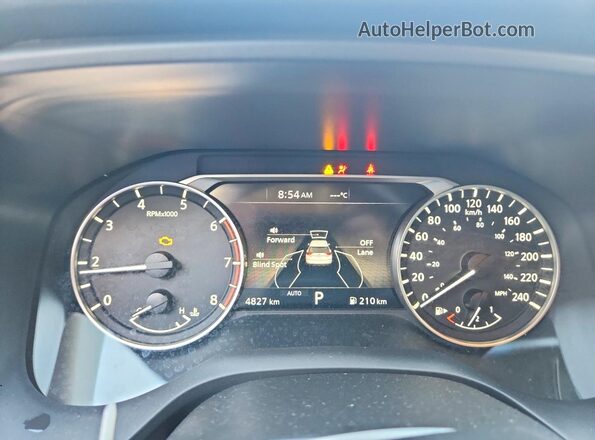 JN8BT3BB9SW431277 2025 NISSAN ROGUE White ხელსაწყოთა პანელის ხედი