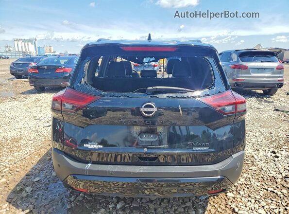 JN8BT3BBXPW193494 2023 NISSAN ROGUE Black Вид ззаду