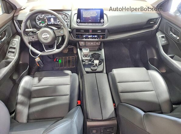 JN8BT3BBXPW484867 2023 NISSAN ROGUE Синий Вид панели приборов