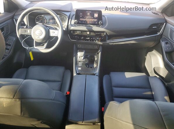 JN8BT3CA1PW425504 2023 NISSAN ROGUE White Dashboard view