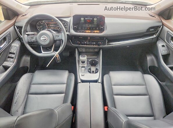 JN8BT3CA2PW007971 2023 NISSAN ROGUE Tan Dashboard view