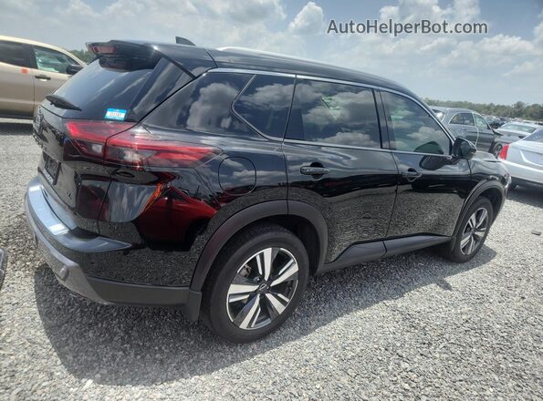 JN8BT3CA7SW003262 2025 NISSAN ROGUE Black უკანა მარჯვენა