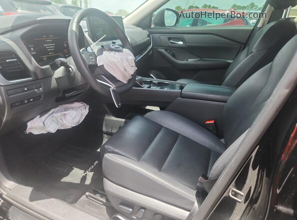 JN8BT3CA7SW003262 2025 NISSAN ROGUE Black წინა სალონის ხედი