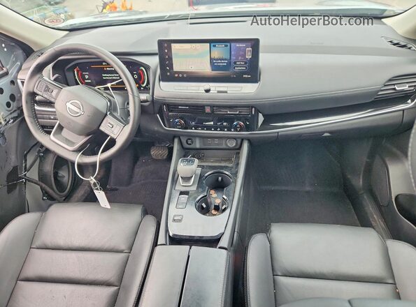 JN8BT3CA8SW005893 2025 NISSAN ROGUE Gray Dashboard view