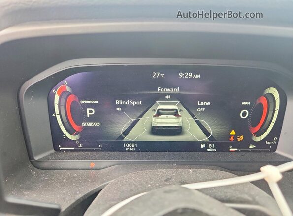 JN8BT3CA8SW005893 2025 NISSAN ROGUE Gray Instrument cluster view