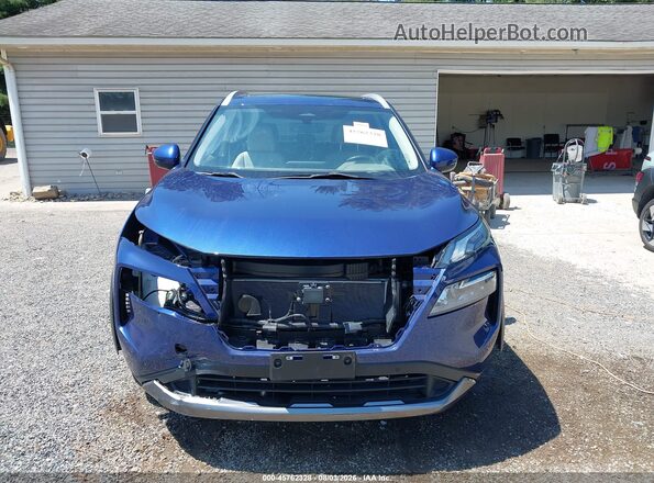 JN8BT3CB0PW186956 2023 NISSAN ROGUE Blue Rear interior view