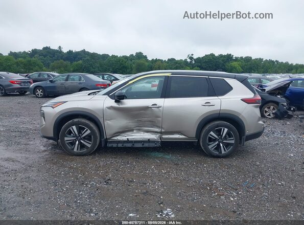 JN8BT3CB8SW155026 2025 NISSAN ROGUE Tan Widok wnętrza 360 stopni