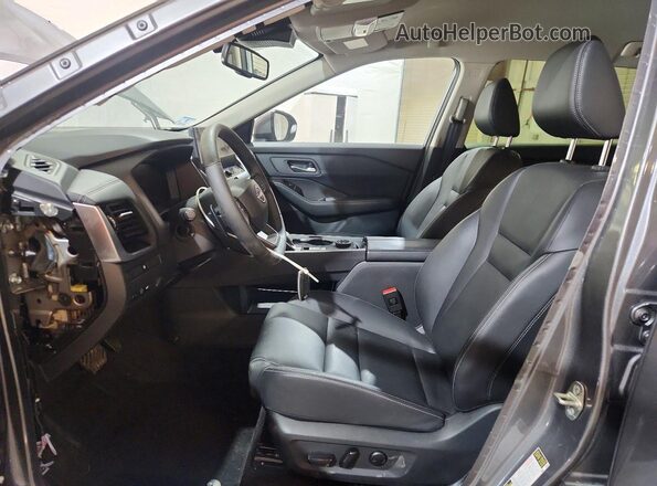 JN8BT3CBXSW154072 2025 NISSAN ROGUE Gray Вид салону спереду