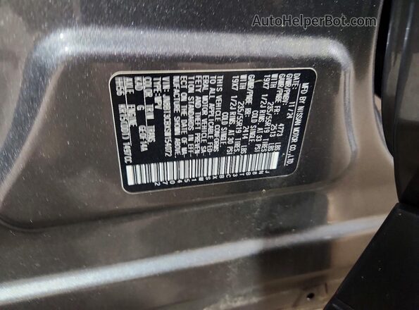 JN8BT3CBXSW154072 2025 NISSAN ROGUE Gray Панорамний вид салону 360°