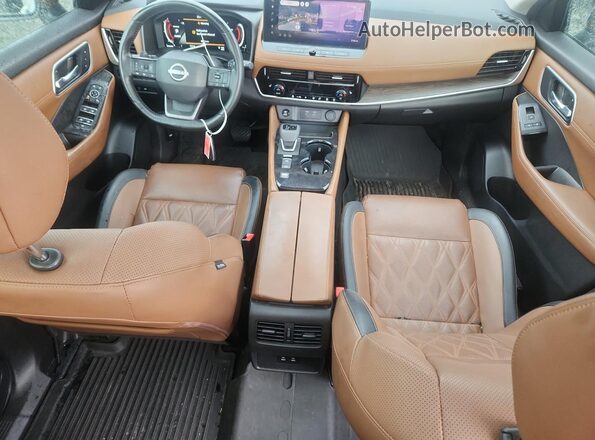 JN8BT3DC2SW100448 2025 NISSAN ROGUE White Widok deski rozdzielczej
