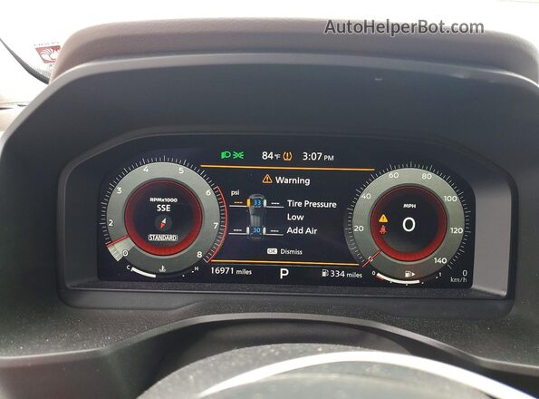 JN8BT3DC6PW102436 2023 NISSAN ROGUE Серебряный Вид щитка приборов