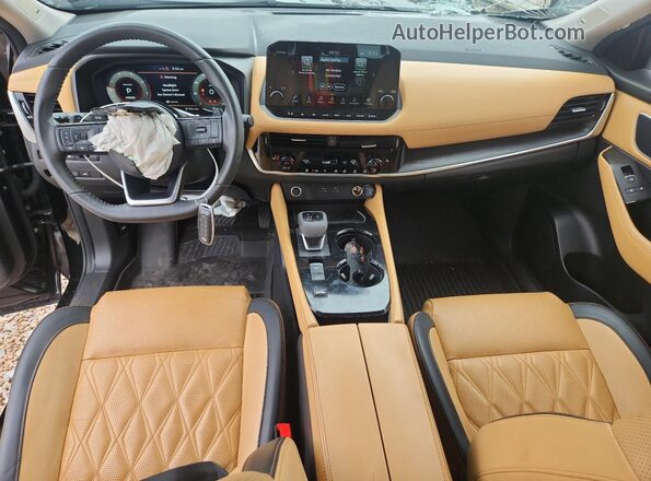 JN8BT3DC6PW106261 2023 NISSAN ROGUE Black Вид панелі приладів